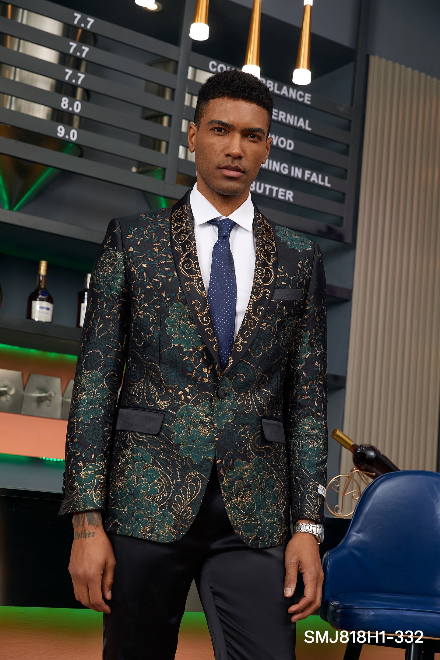 Floral Floral 1 PC Stacy Adams Jacket